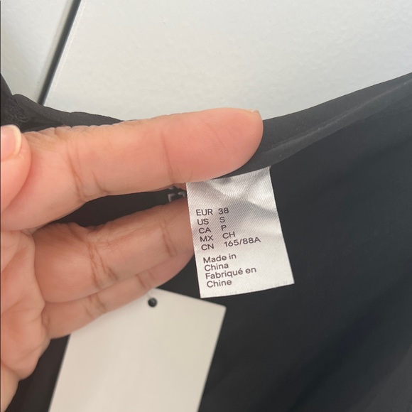 Divided Black Strappy Mini Dress - Picture 6 of 7